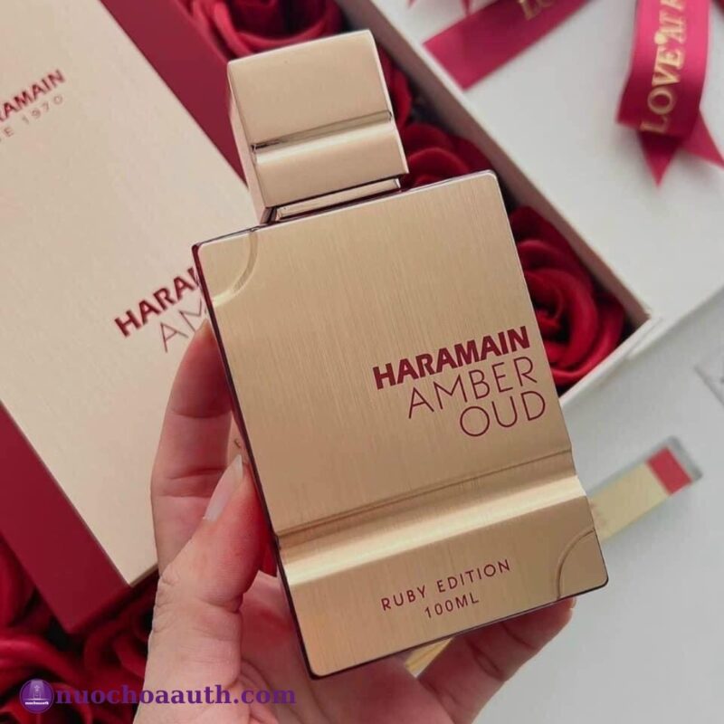 Nuoc Hoa Unisex Haramain Amber Oud Ruby Edition EDP 4 - Nước Hoa Auth