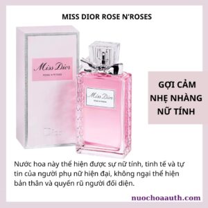 Nuoc hoa Miss Dior Rose NRoses 100ml - Nước Hoa Auth