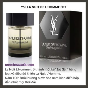 Nuoc Hoa YSL La Nuit De LHomme EDT Nam - Nước Hoa Auth